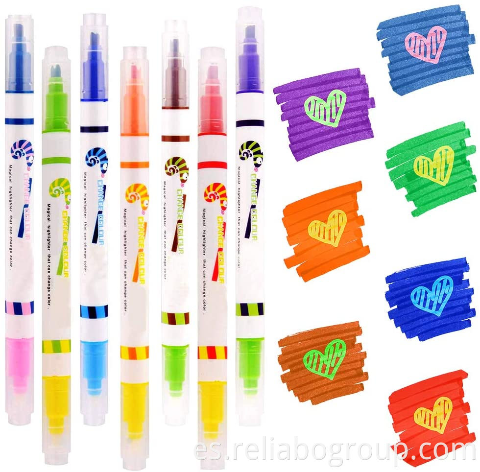 Reliabo Wholesale Papelería Magic Marker Pluma que cambia de color